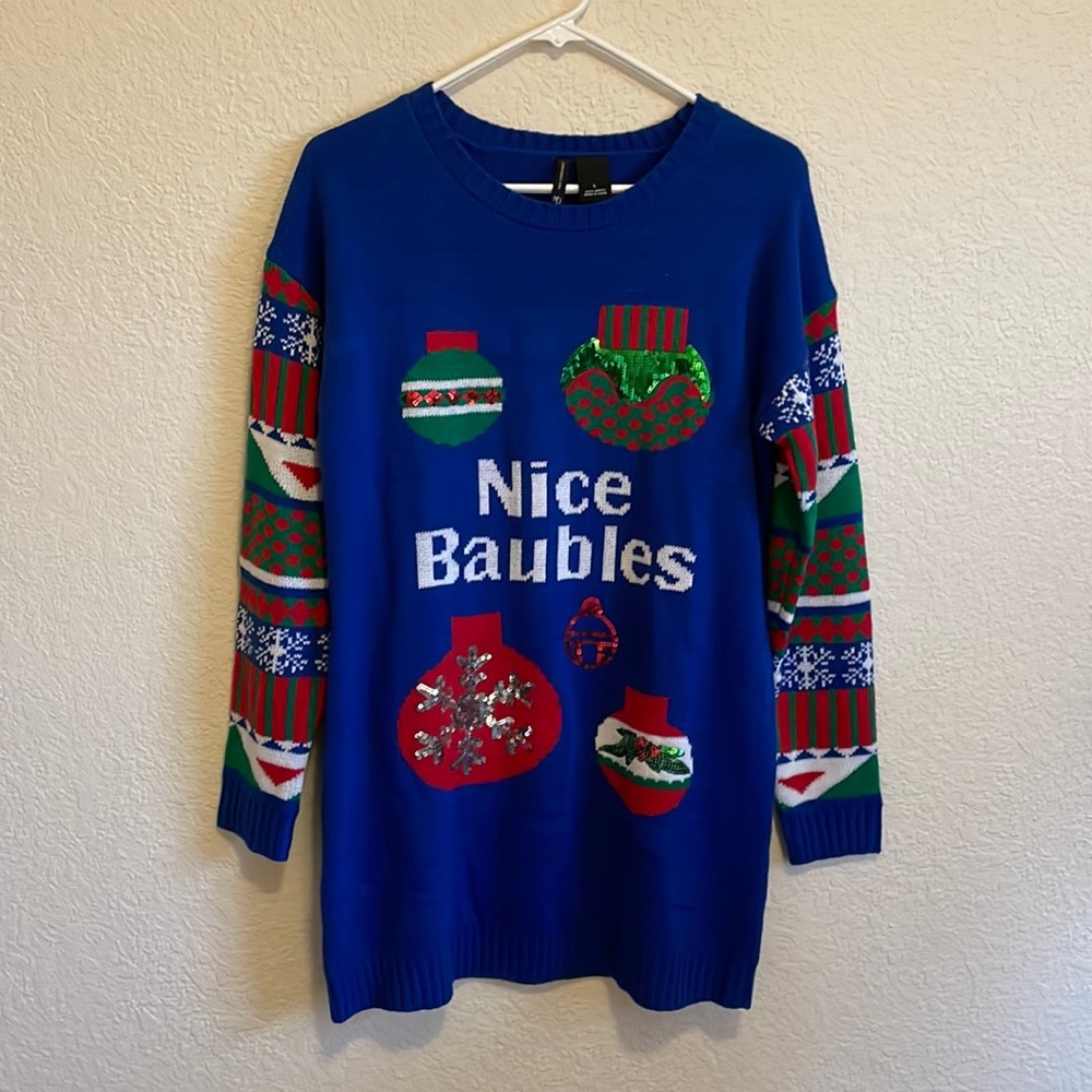 Christmas sweater, size large